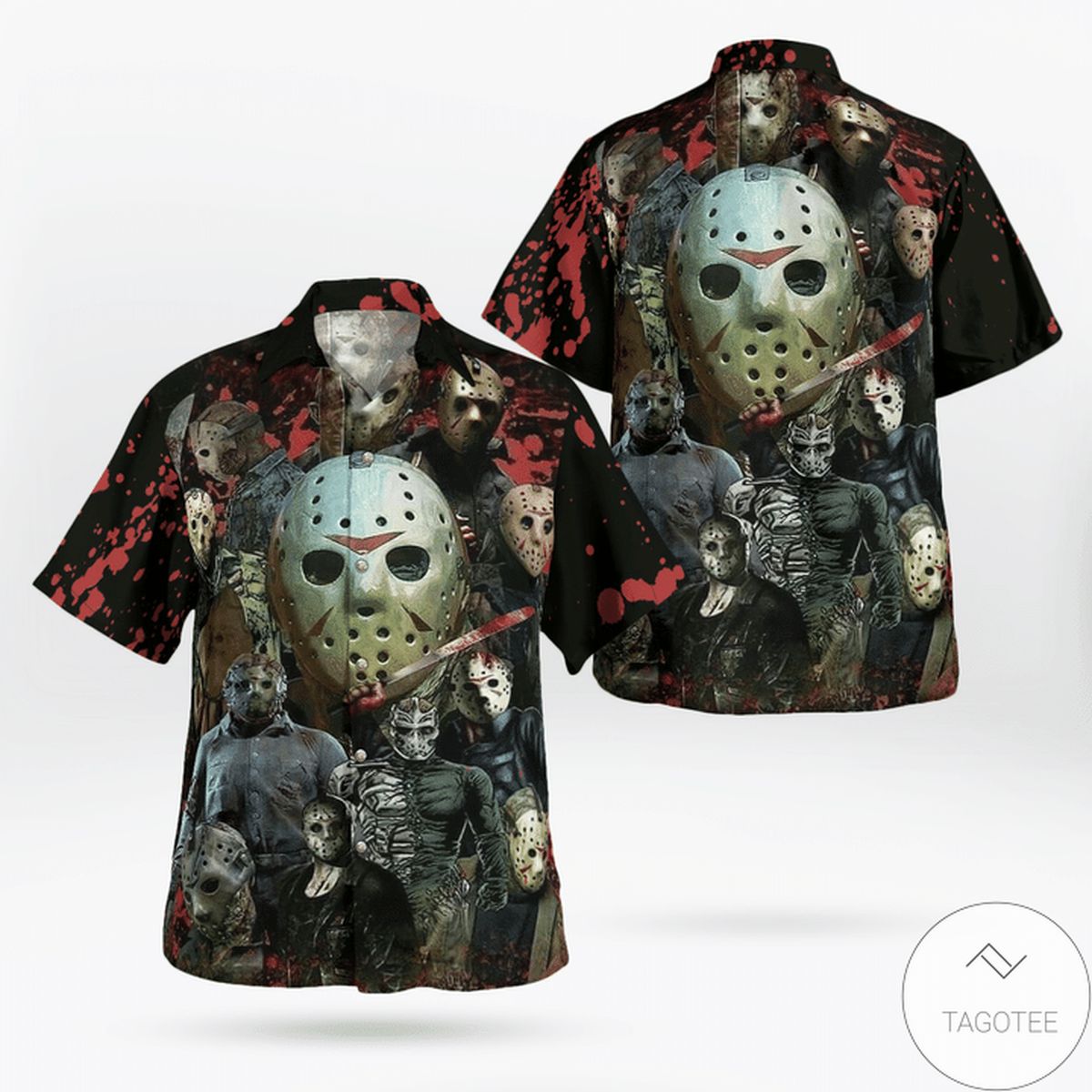 Jason Voorhees Face Mask Custom Hawaiian Shirt