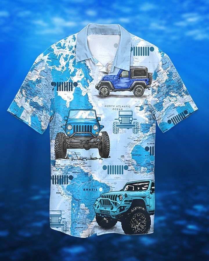 Jeep Atlantic Hawaiian Shirt