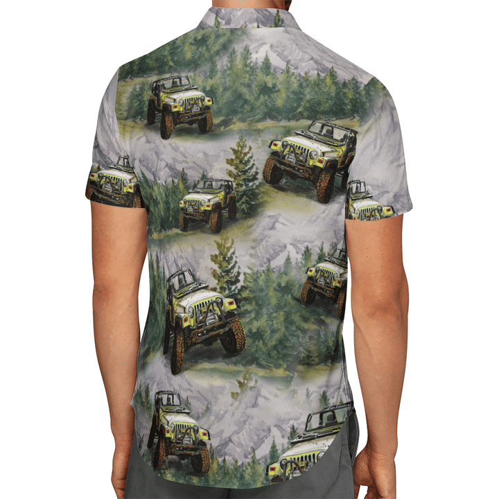 Jeep Forest Hawaiian Shirt