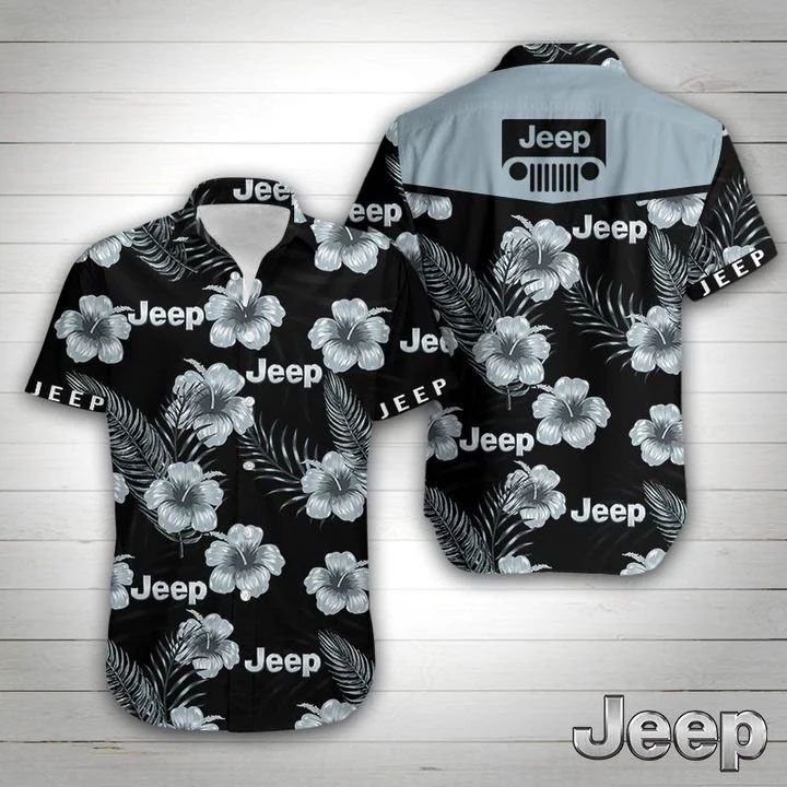 Jeep Hawaiian Shirt Summer Button Up