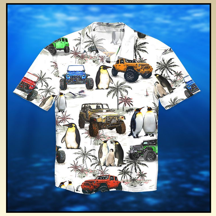 Jeep Ocean Peguin Hawaiian Shirt