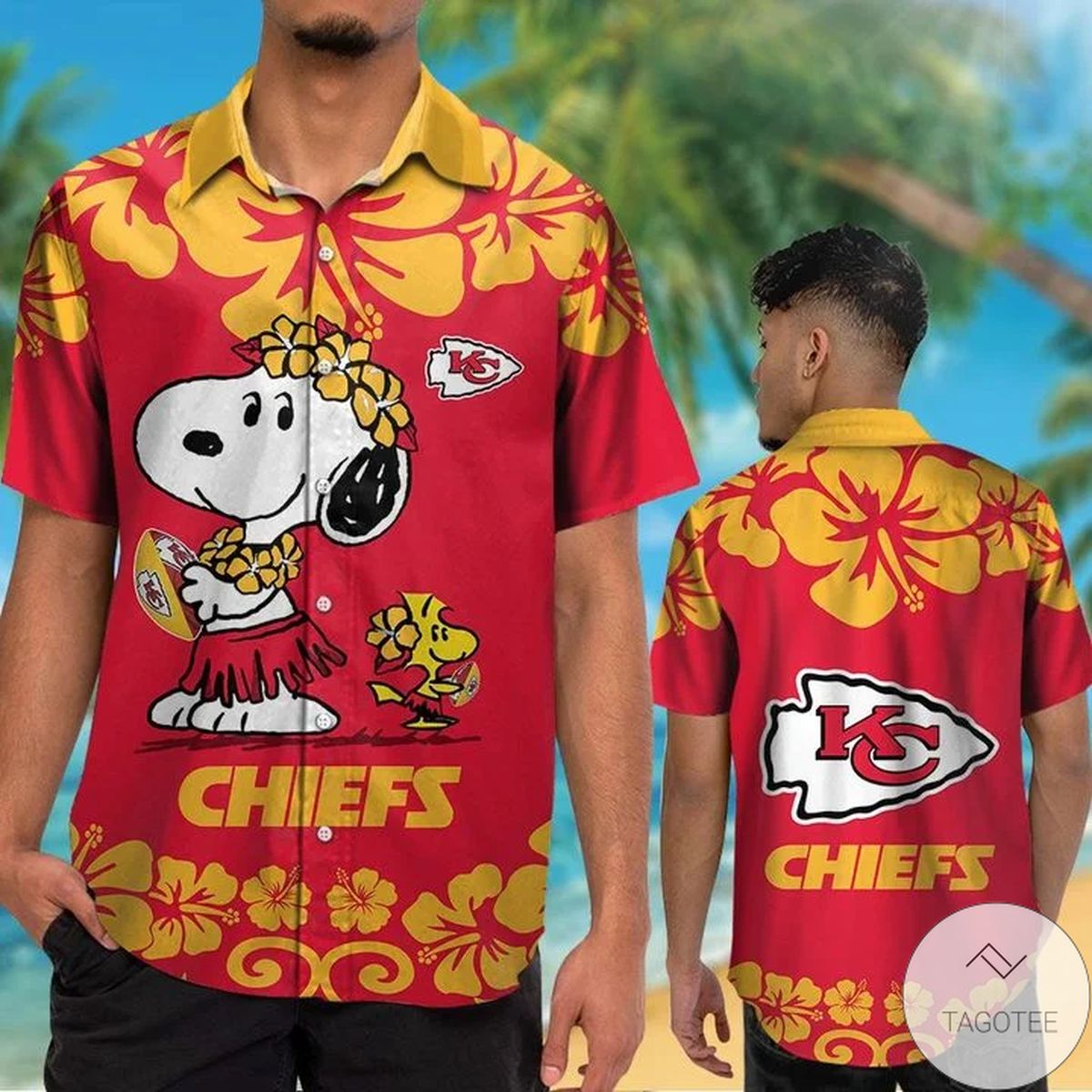 Kansas City Chiefs & Snoopy Hawaiian Shirt