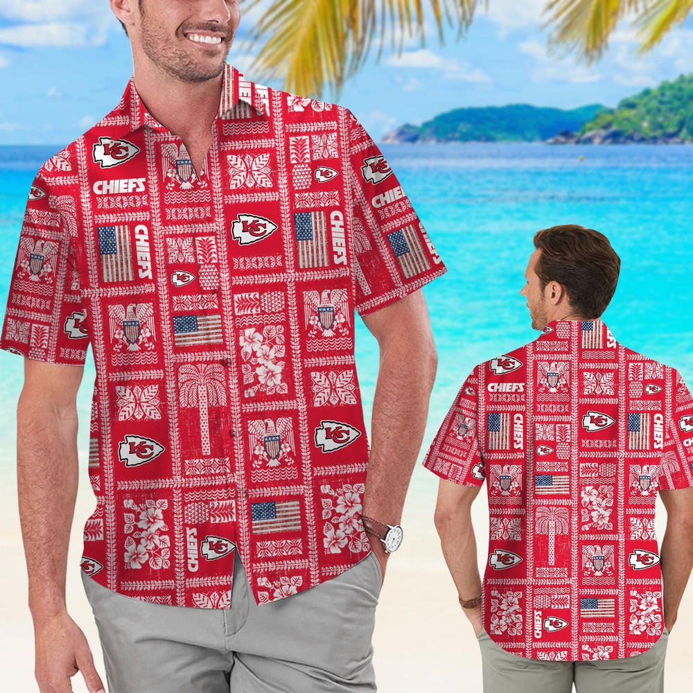 Kansas City Chiefs Hawaiian Shirt Hot Trendy Summer 2024