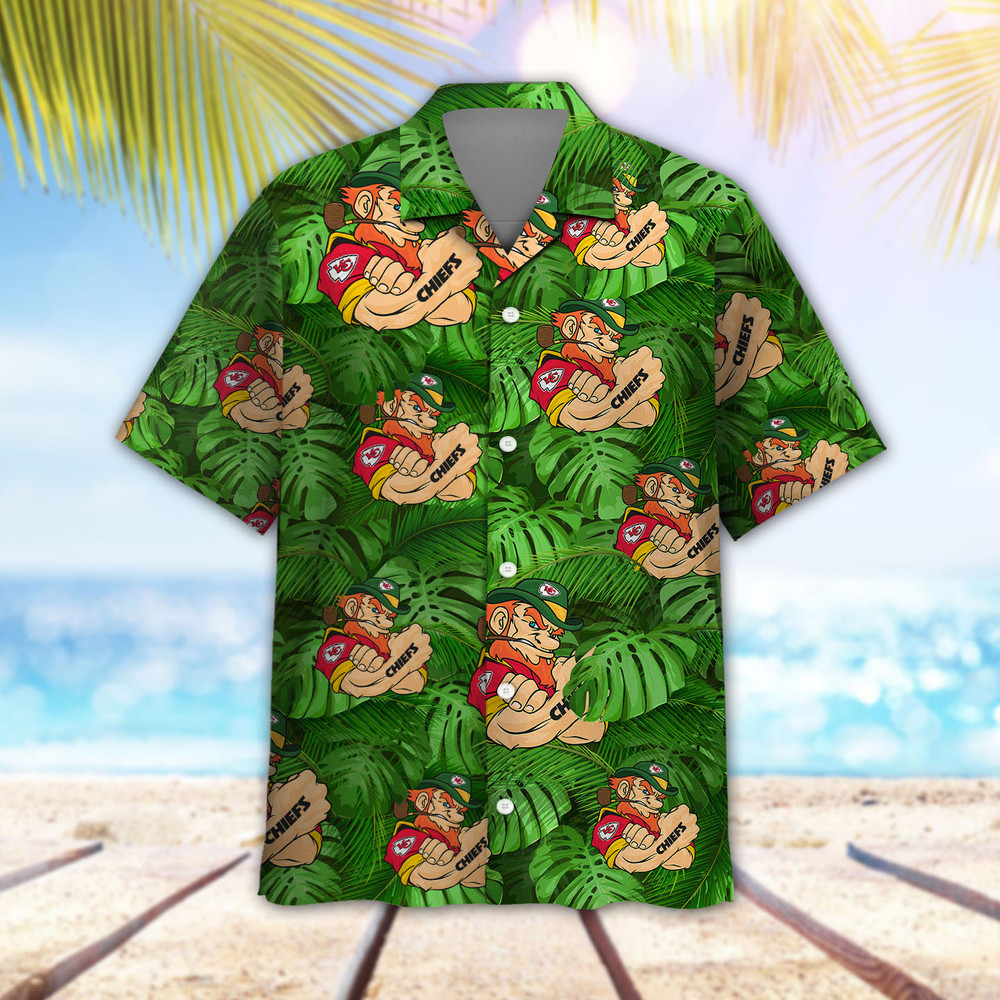 Kansas City Chiefs Leprechaun St. Patrick’s Day Hawaiian Shirt Hot Trendy Summer 2024