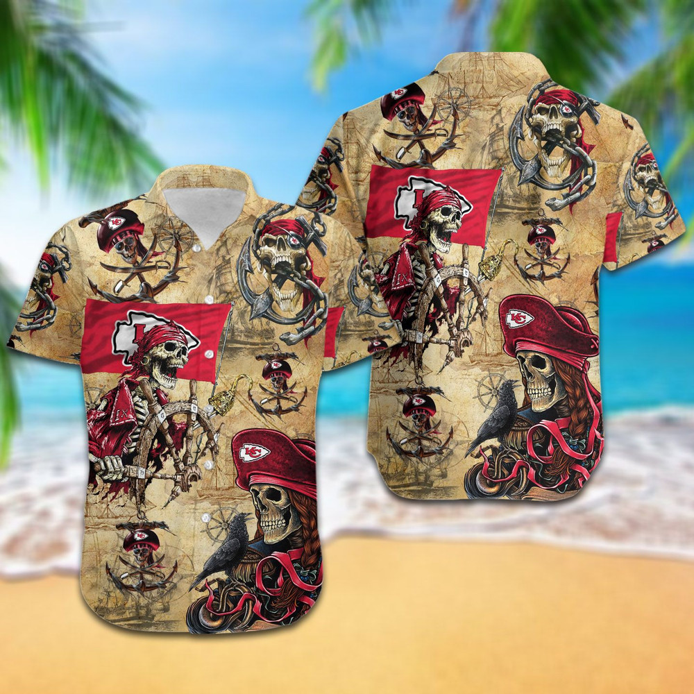 Kansas City Chiefs Pirates Retro Hawaiian Shirt Hot Trendy Summer 2024