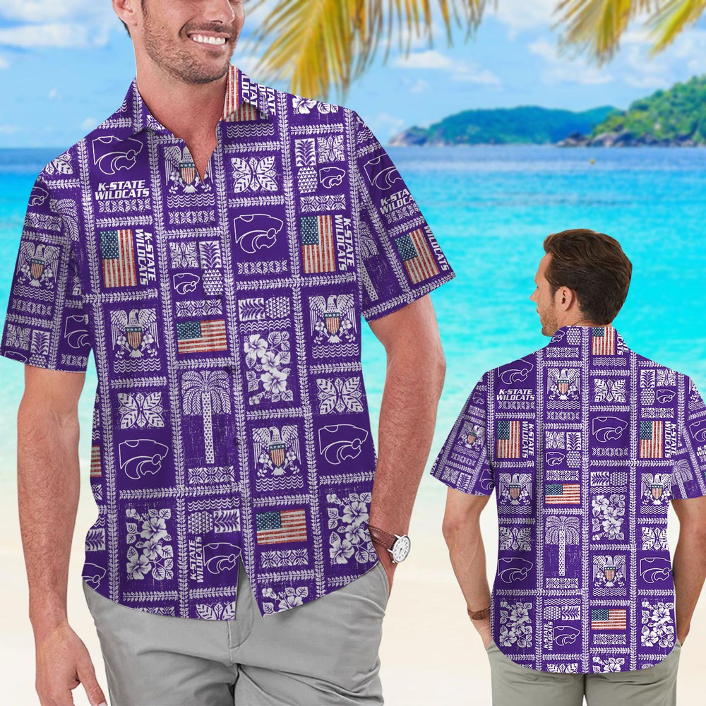 Kansas State Wildcats Hawaiian Shirt Hot Trendy Summer 2024