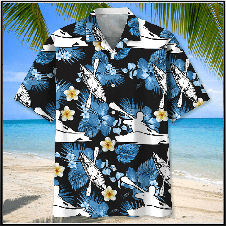 Kayaking Nature Hawaiian Shirt