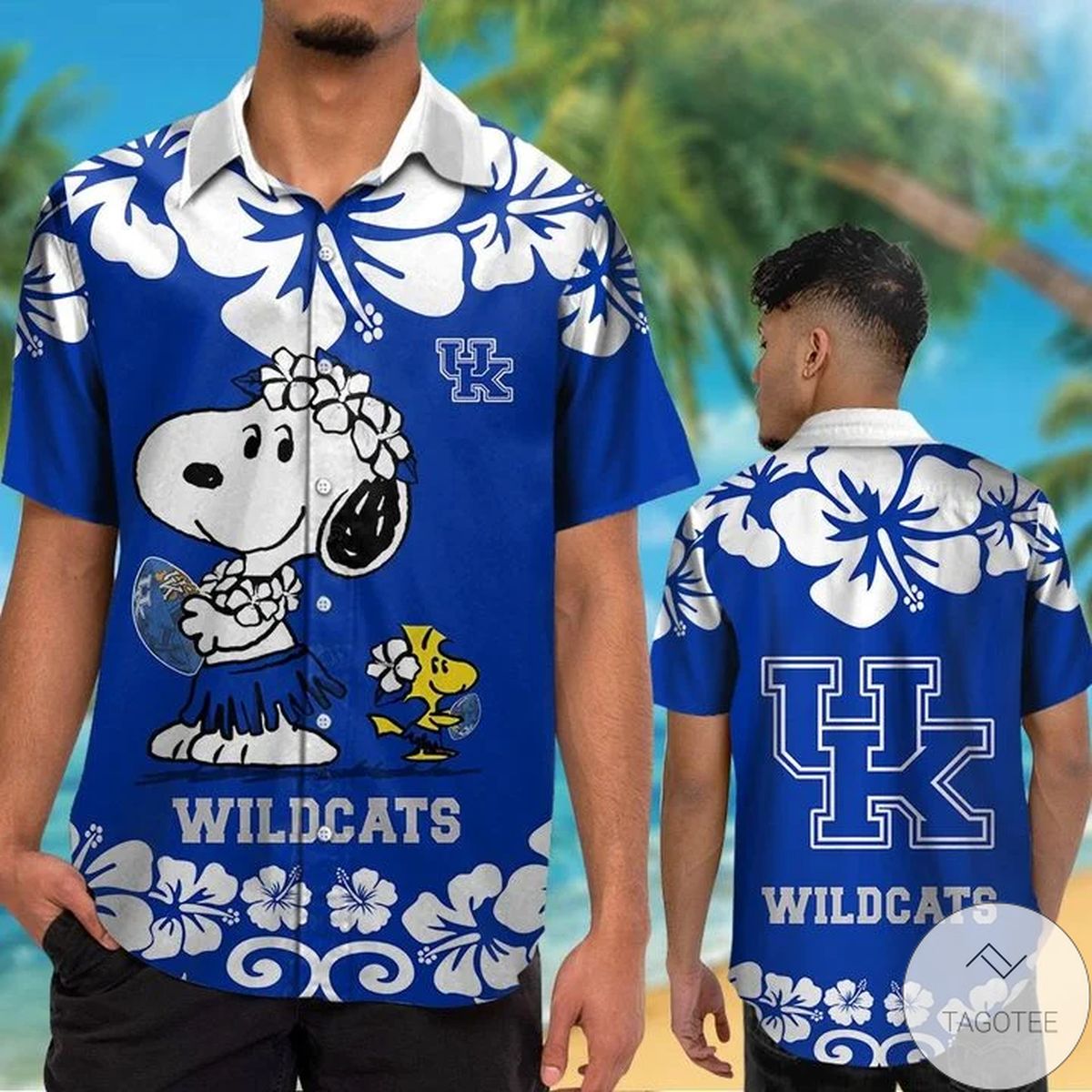 Kentucky Wildcats & Snoopy Hawaiian Shirt