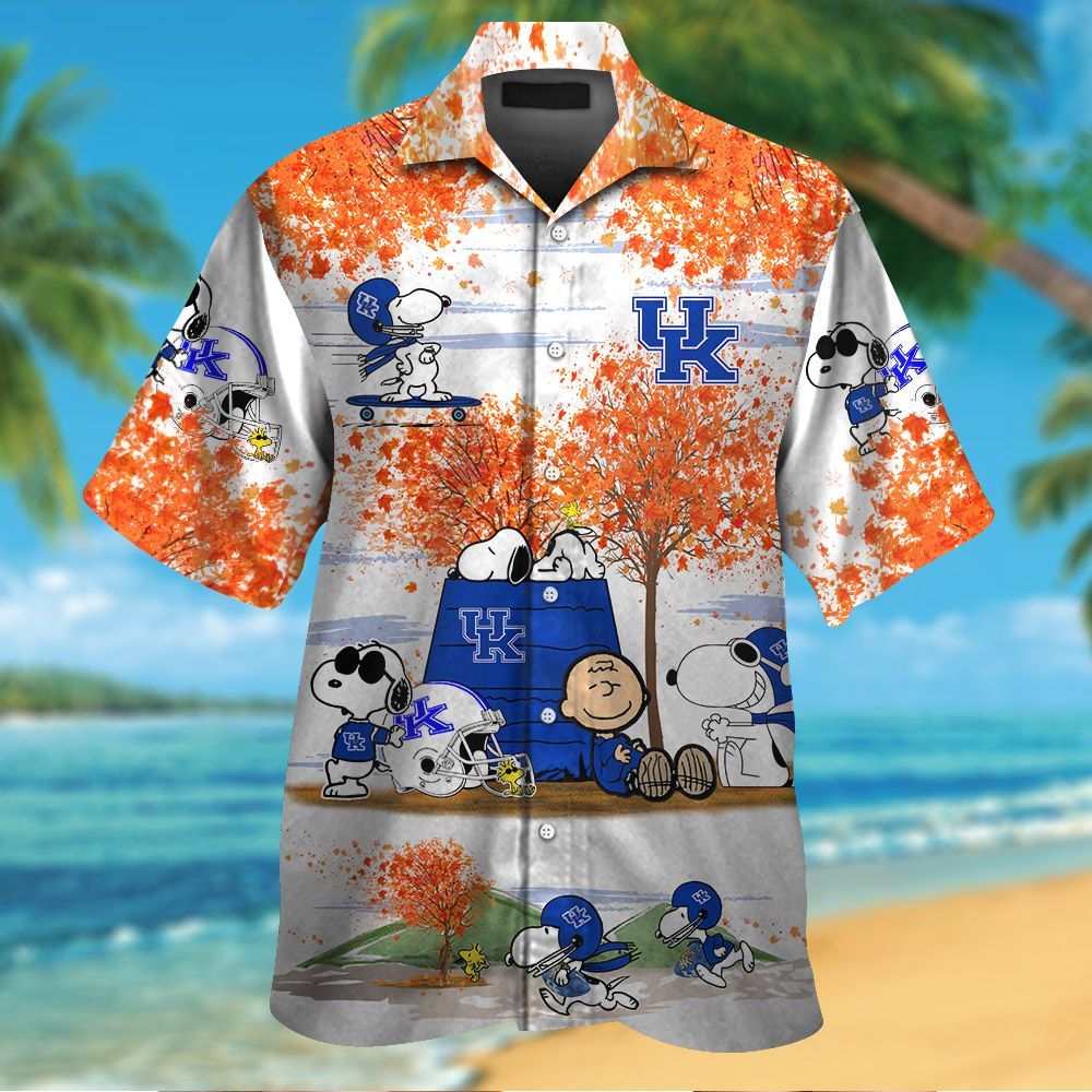 Kentucky Wildcats & Snoopy Hawaiian Shirt Hot Trendy Summer 2024