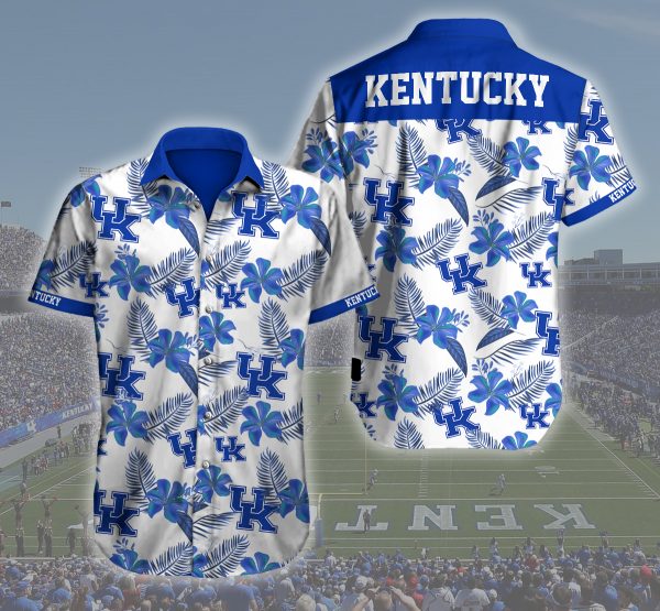 Kentucky Wildcats Basketball Hawaiian Shirt Summer Button Up