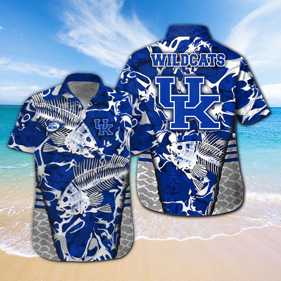 Kentucky Wildcats Fishing Hawaiian Shirt Hot Trendy Summer 2024