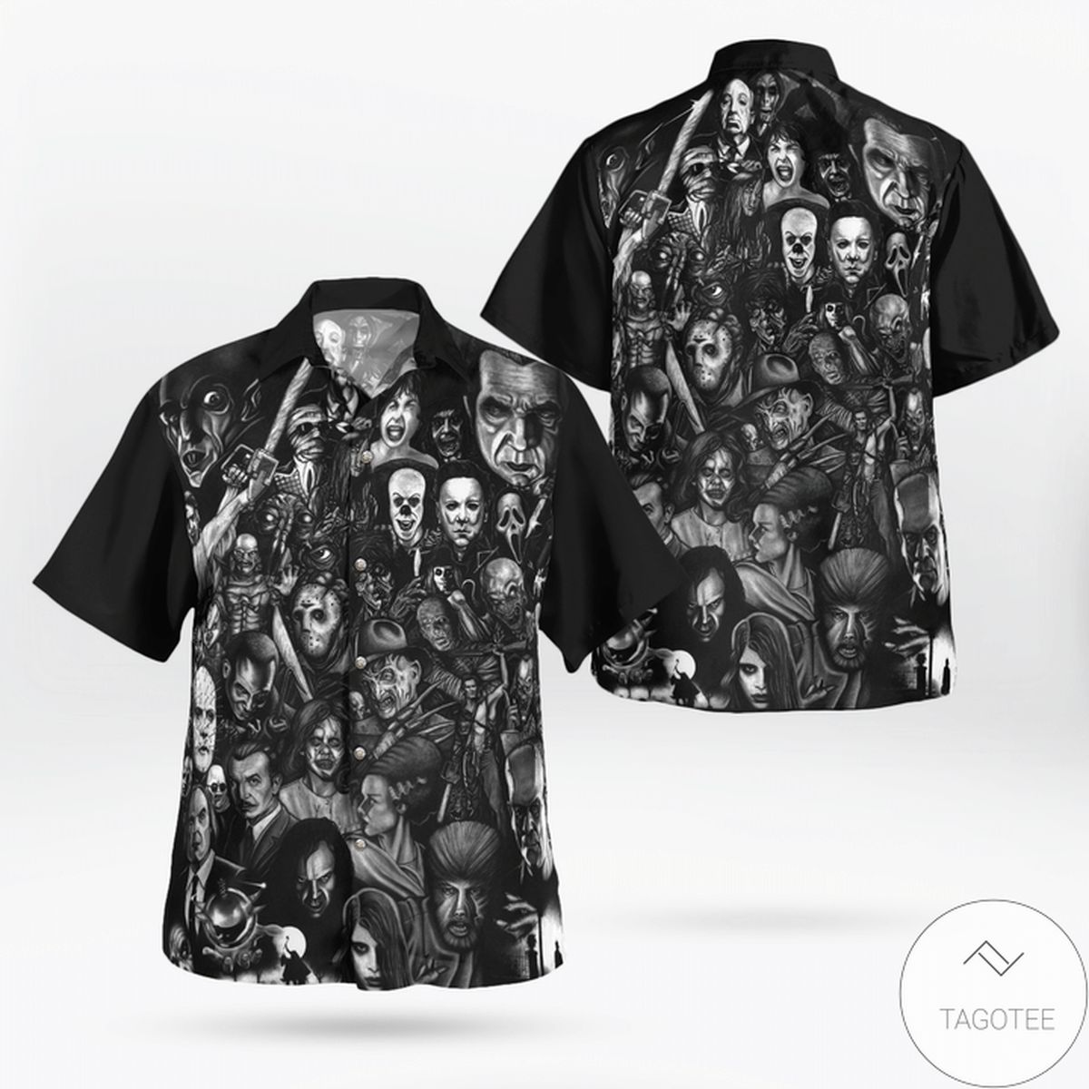 Killers Horror Characters Halloween Hawaiian Shirt