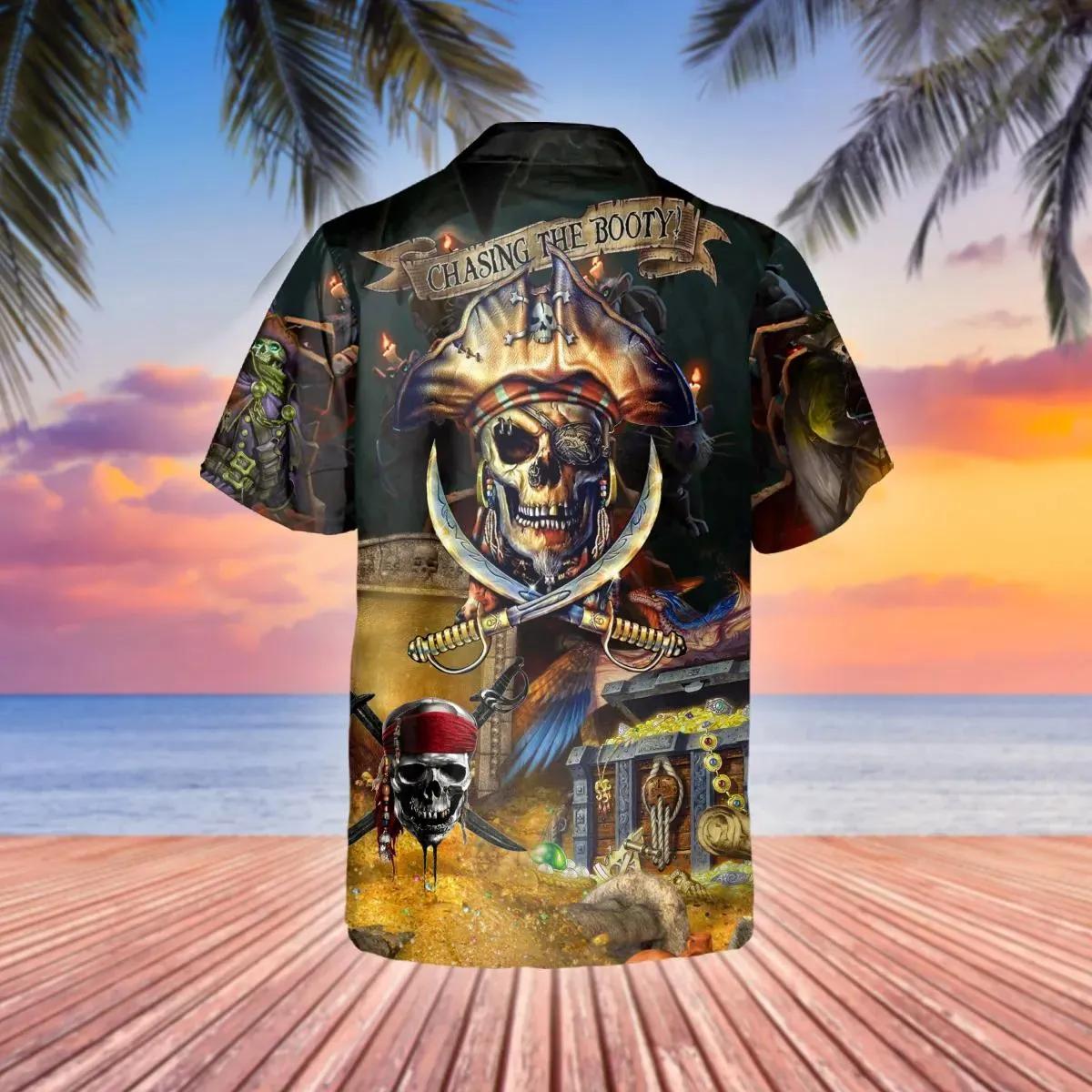 King Pirates Team Skull Hawaiian Shirt – Best Clothing For You