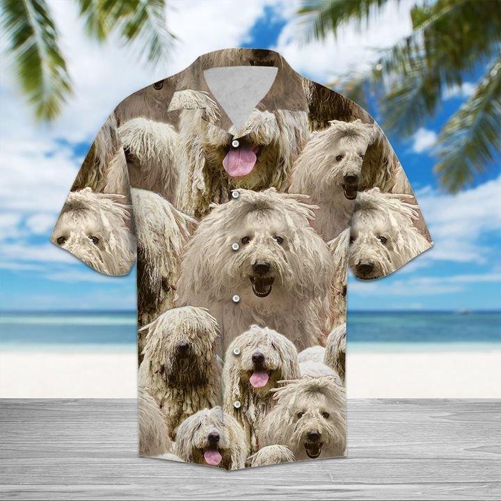 Komondor Hawaiian Shirt Summer Button Up