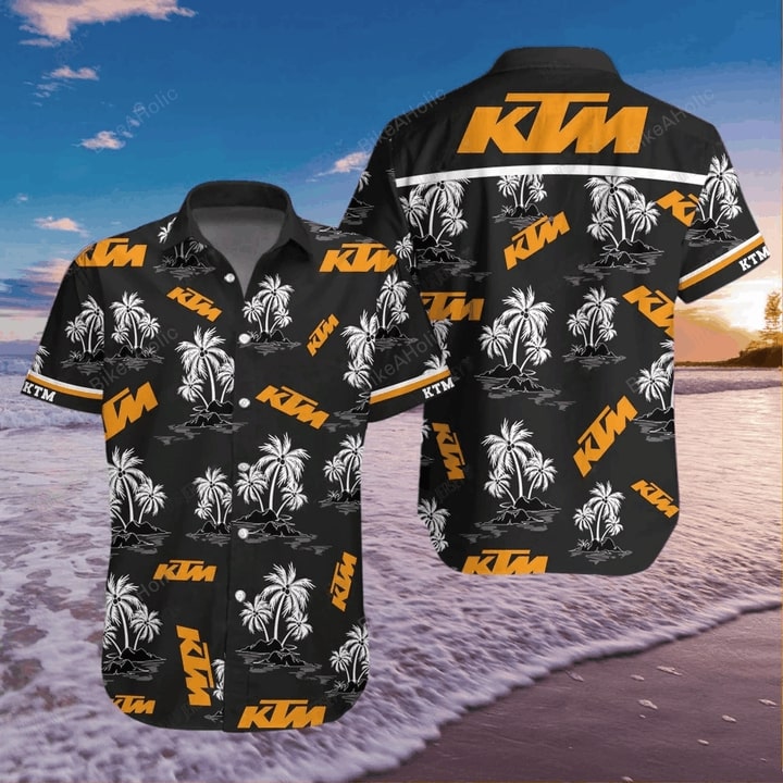 Ktm Sportmotorcycle Hawaiian Shirt