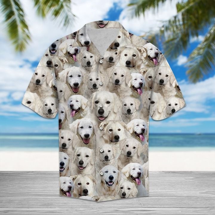 Kuvasz Hawaiian Shirt Summer Button Up