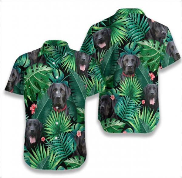 Labrador Hawaiian Shirt Summer Button Up