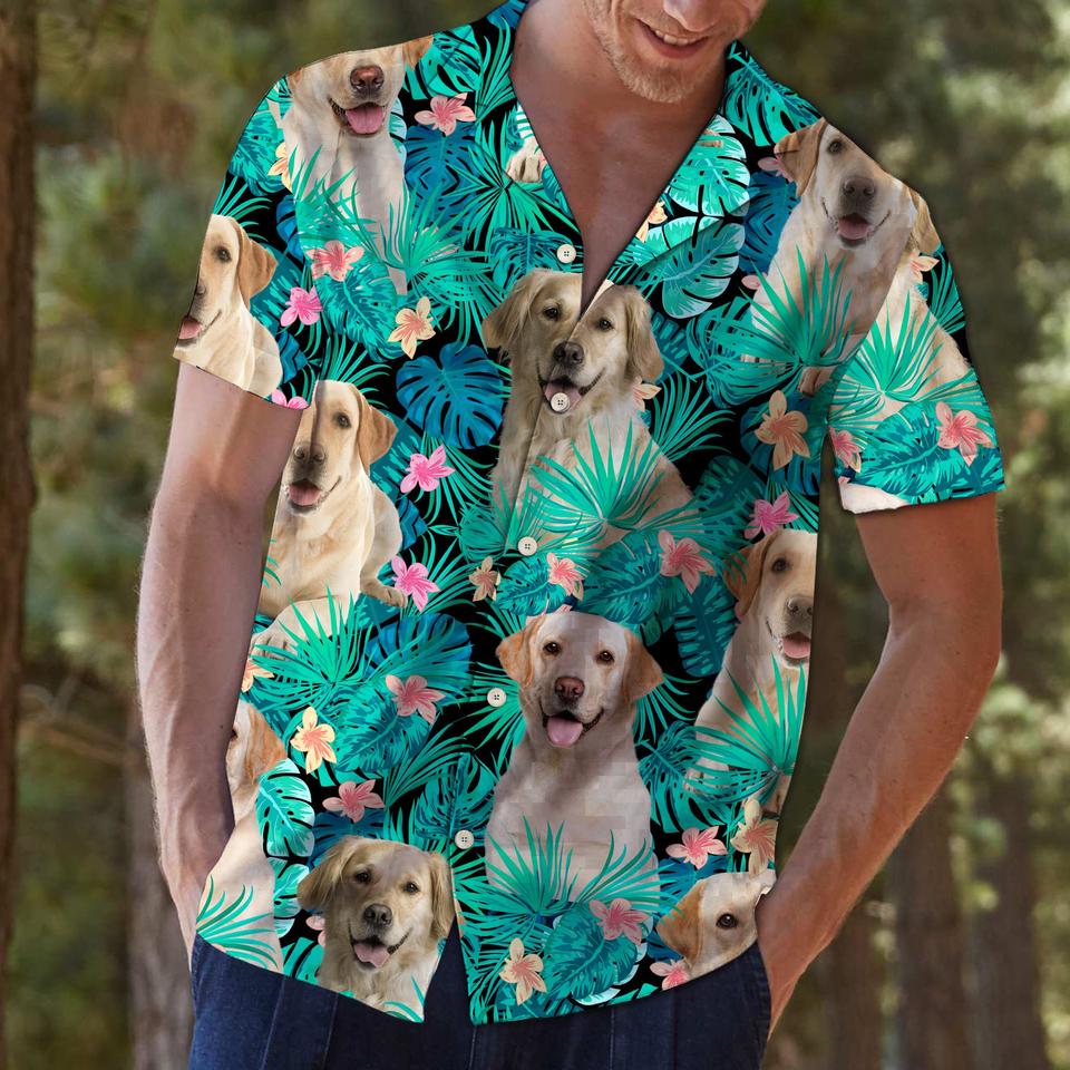 Labrador Retriever Tropical Hawaiian Shirt