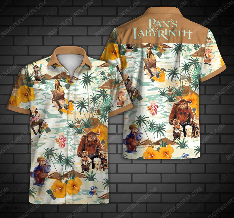 Labyrinth Fairies Movie Cartoon Summer Vacation Hawaiian Shirt