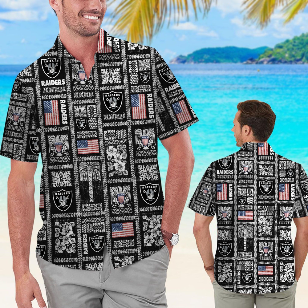 Las Vegas Raiders Hawaiian Shirt Hot Trendy Summer 2024