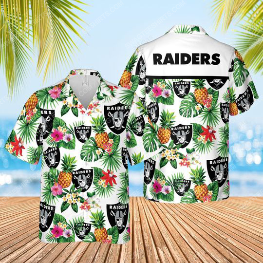 Las Vegas Raiders National Football League Tropical Hawaiian Shirt