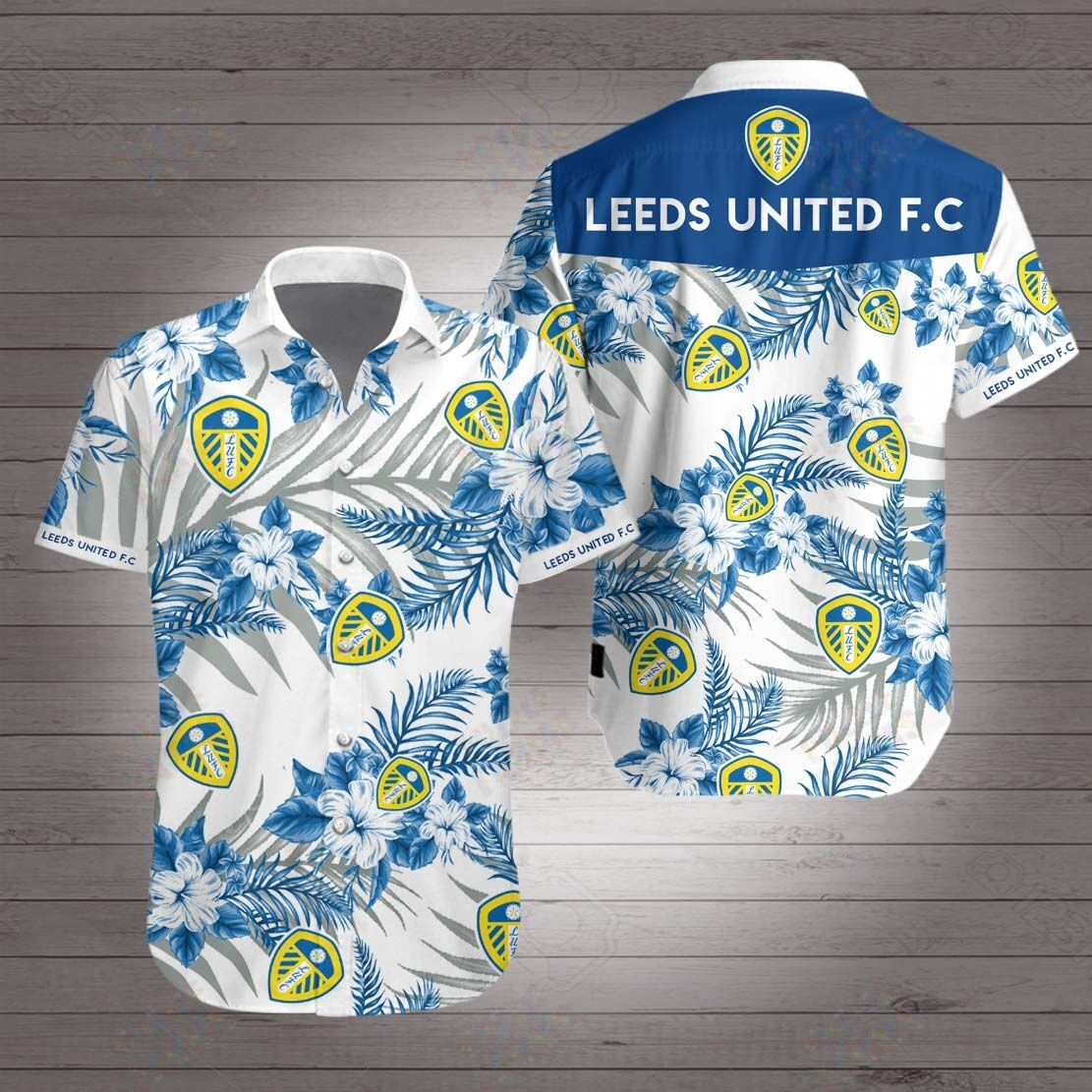 Leeds United Fc Hawaiian Shirt Summer Button Up