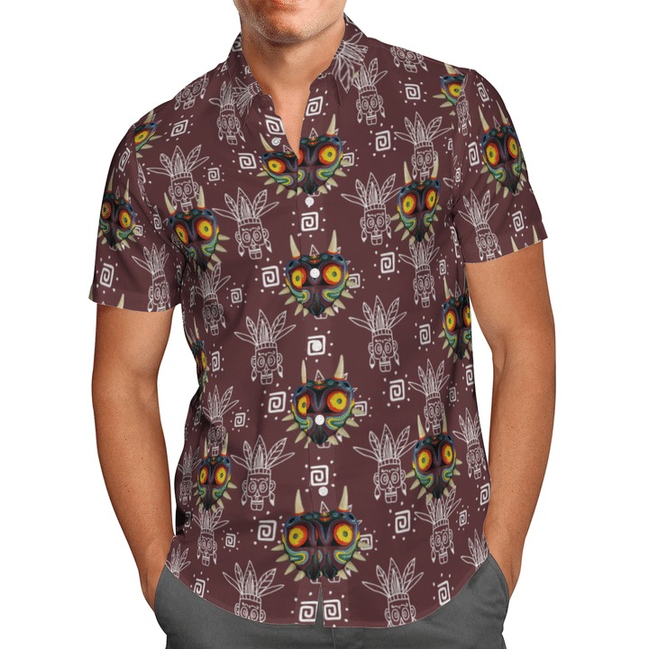 Legend Of Zelda Majora?S Mask Hawaii Shirt