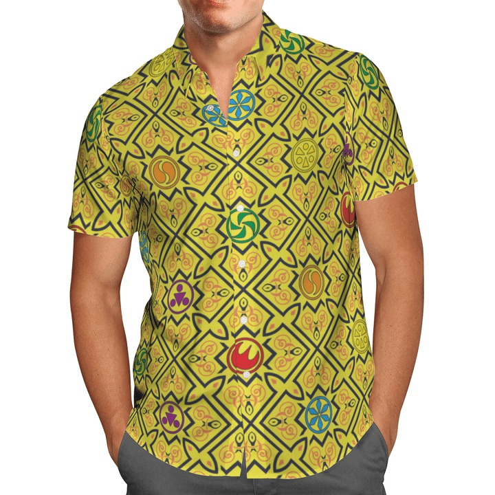 Legend Of Zelda Three Power Hawaii Shirt