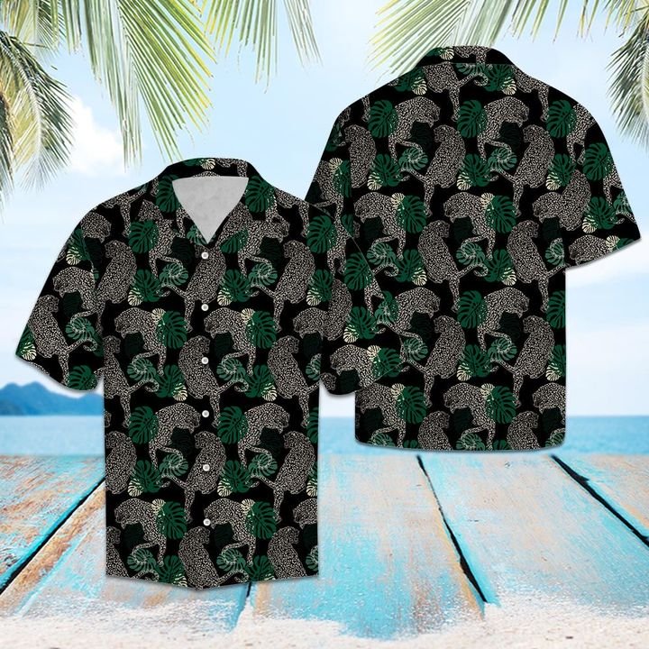 Leopard Forest Hawaiian Shirt Summer Button Up