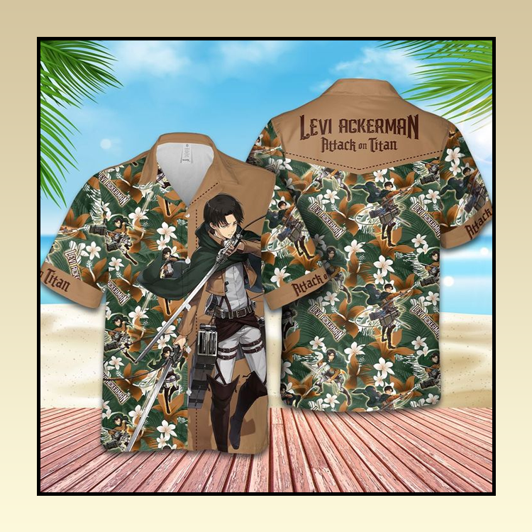 Levi Ackerman Attack On Titan Hawaiian Shirt