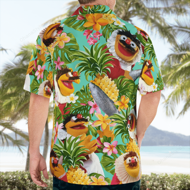 Lew Zealand Tropical Hawaiian Shirt