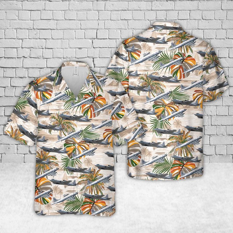 Lockheed Wp 3D Orion Hawaiian Shirt