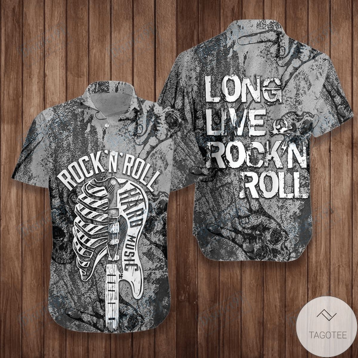 Long Live Rock?N Roll Guitar Hawaiian Shirt