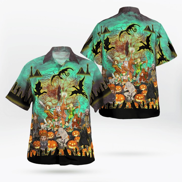 Lord Of The Ring In Halloween Hawaiian Shirt