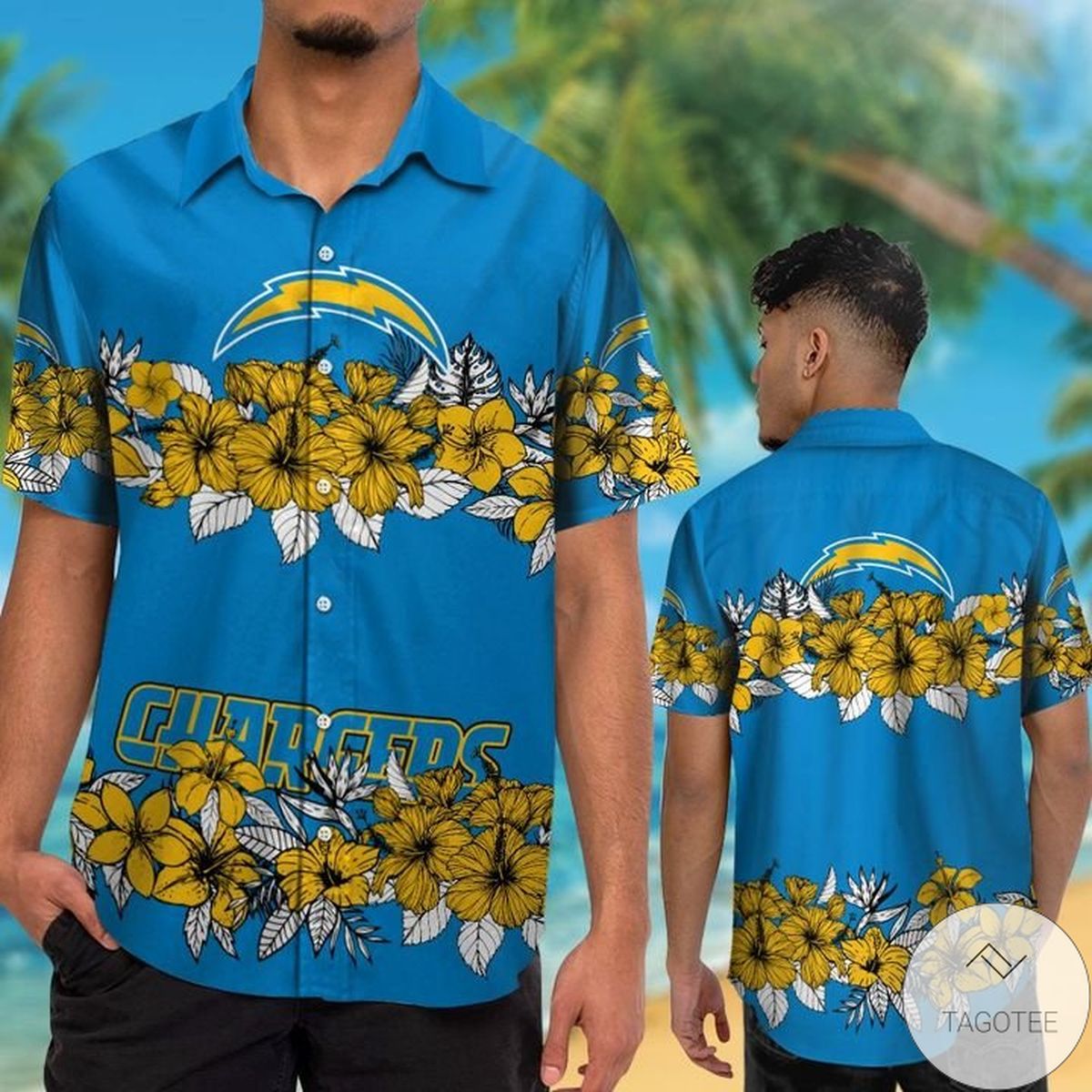 Los Angeles Chargers Hawaiian Shirt