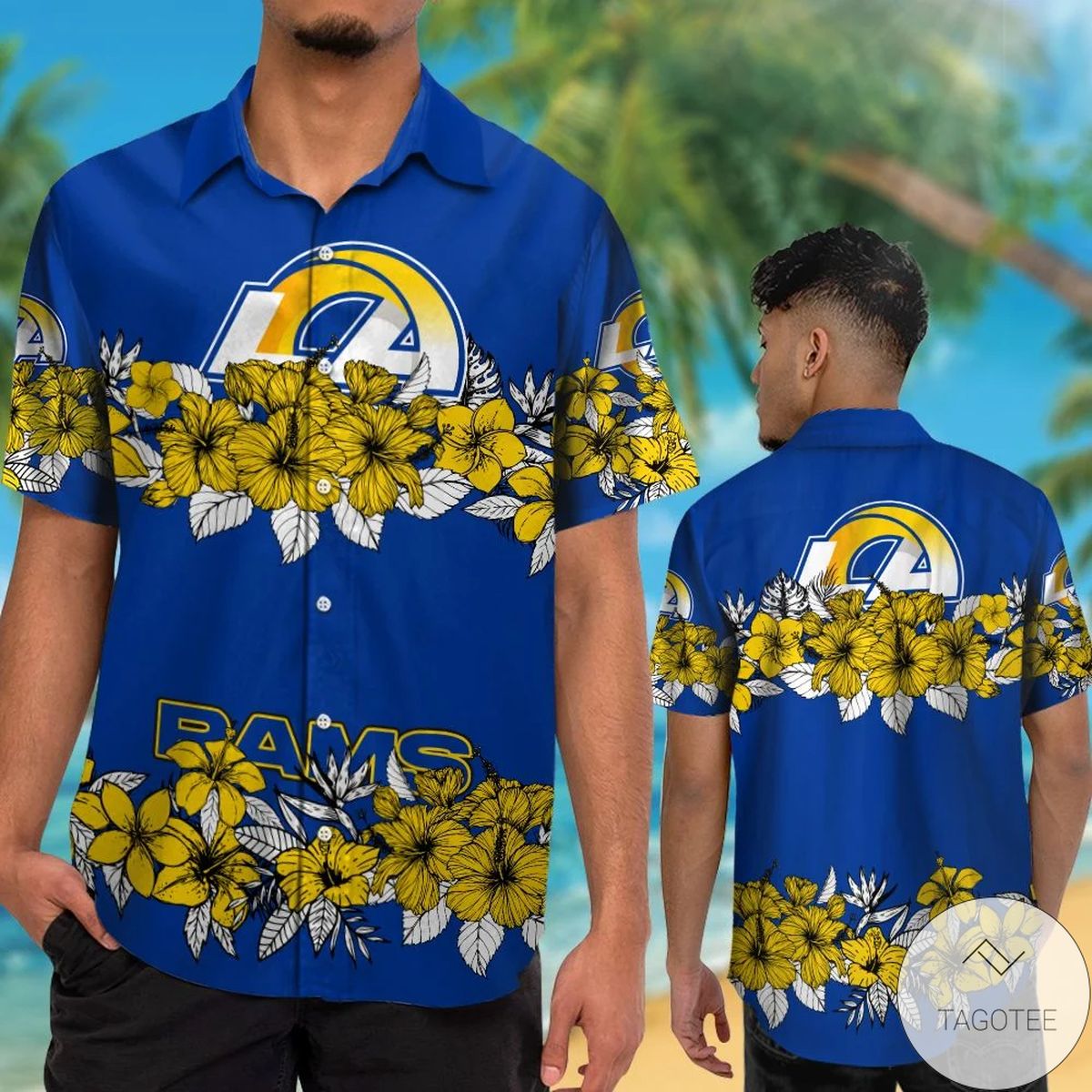 Los Angeles Rams Hawaiian Shirt