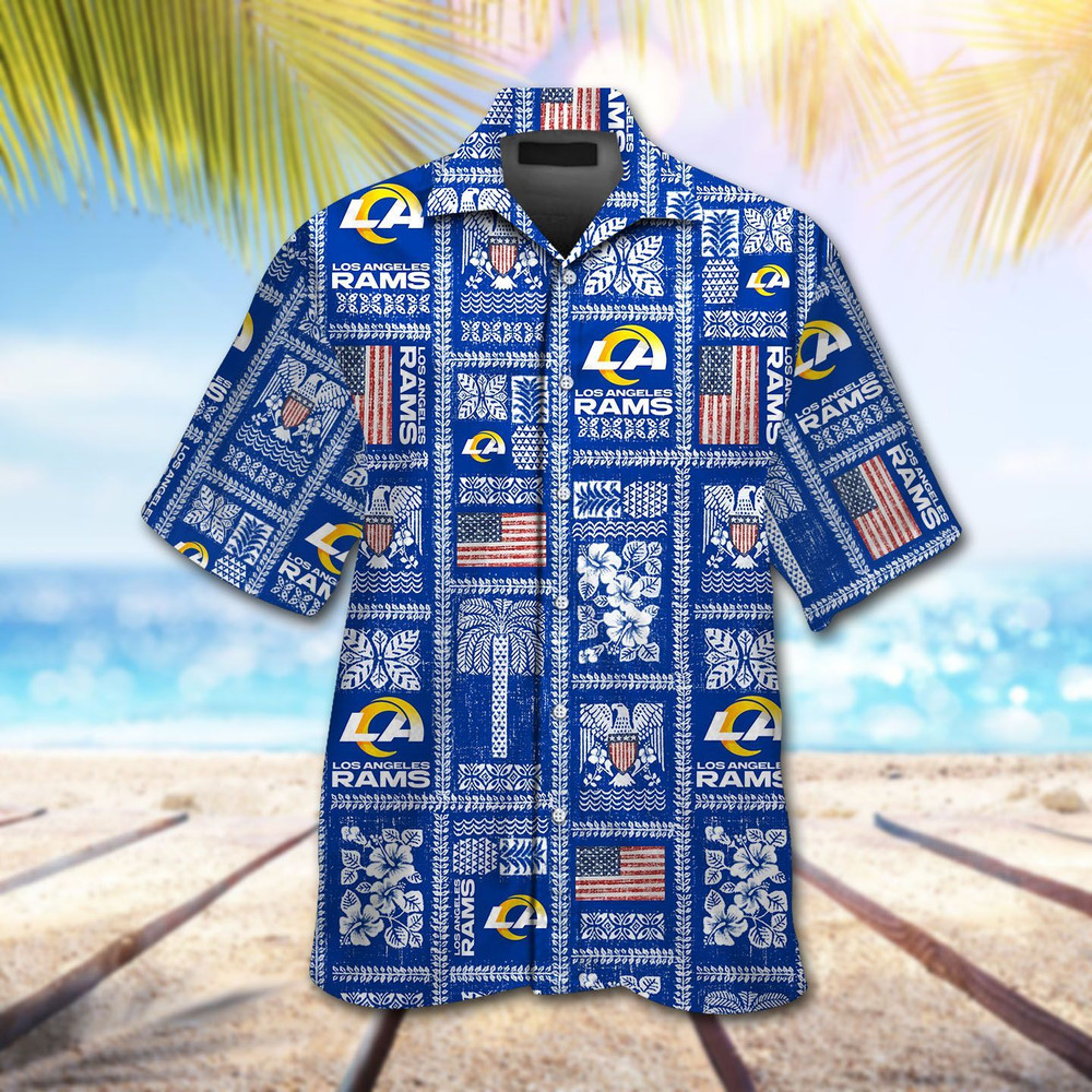 Los Angeles Rams Hawaiian Shirt Hot Trendy Summer 2024