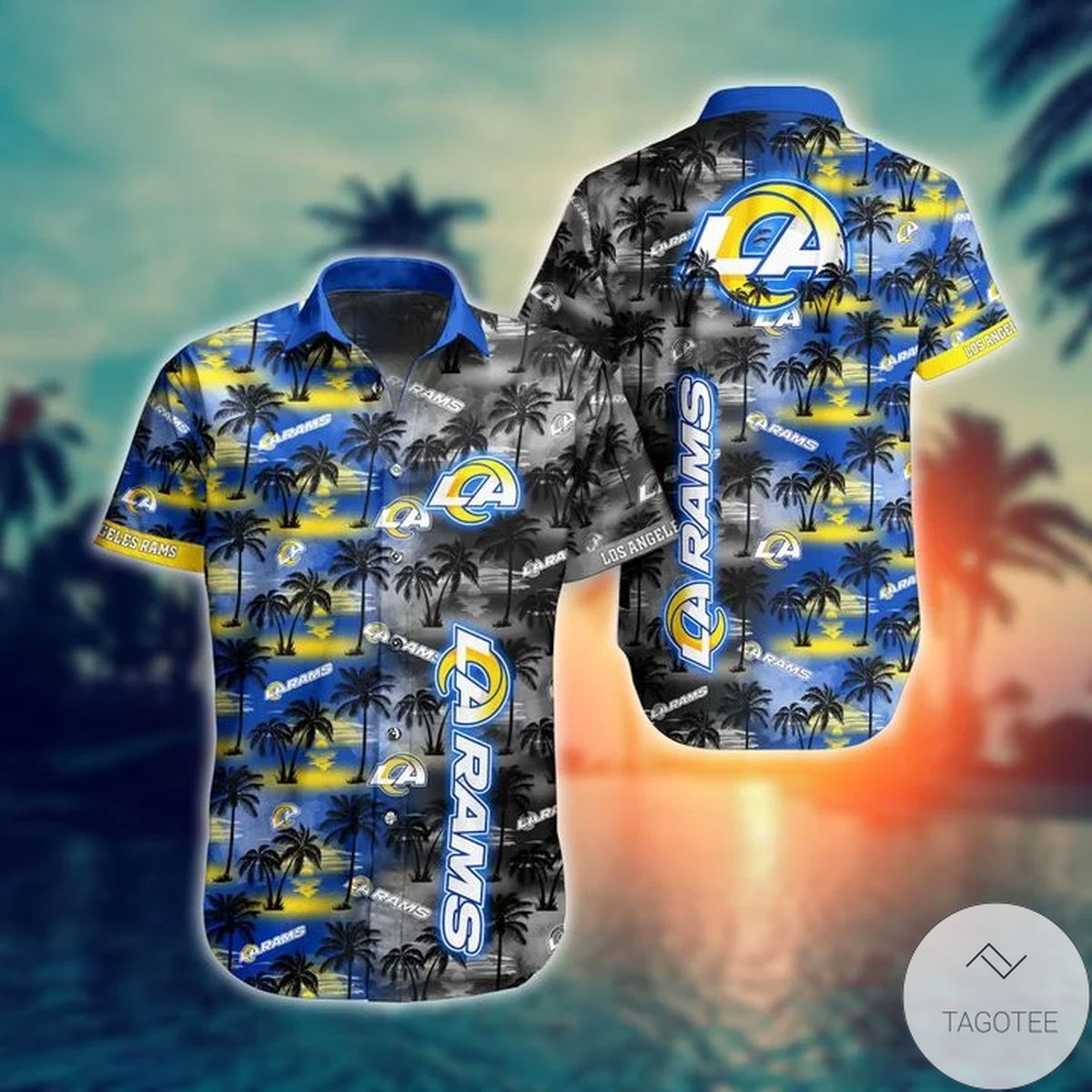 Los Angeles Rams Nfl Hawaiian Shirt