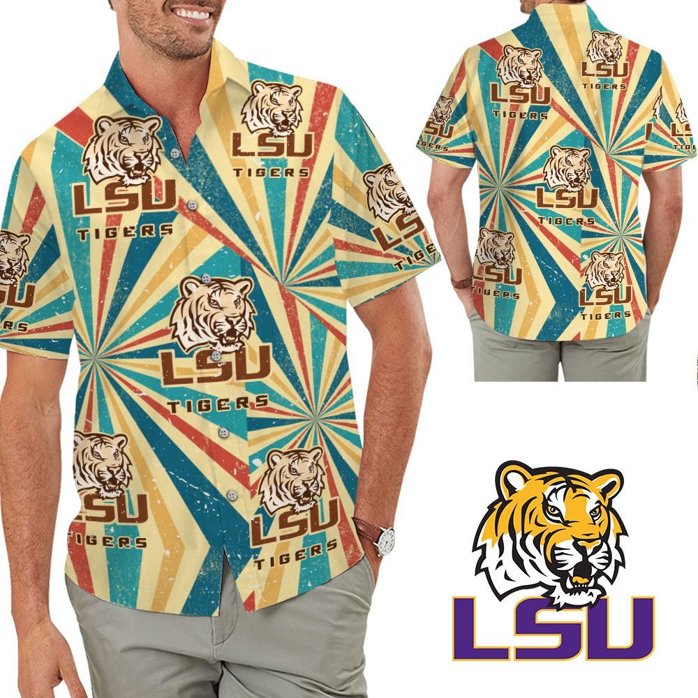 LSU Tigers Retro Hawaiian Shirt Hot Trendy Summer 2024