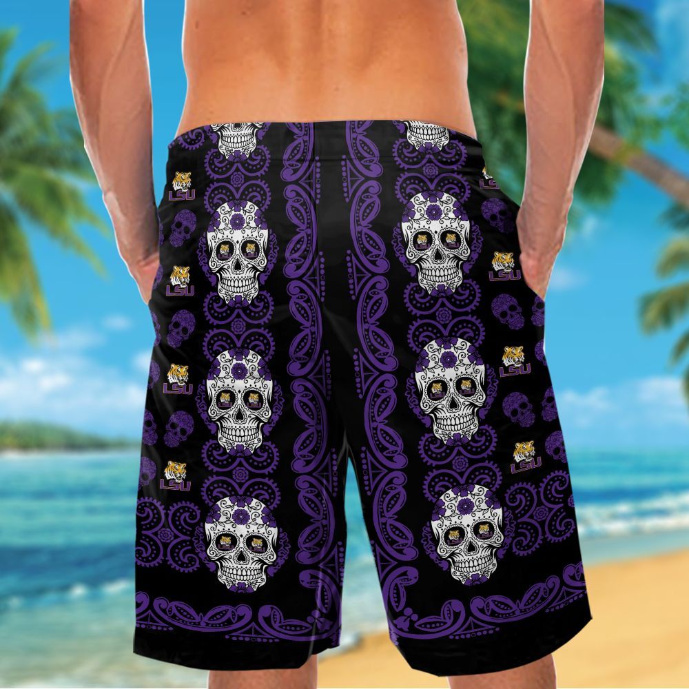 LSU Tigers Skull Hawaiian Shirt Hot Trendy Summer 2024