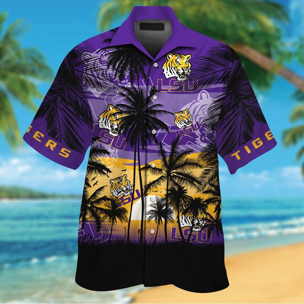 LSU Tigers Tropical Hawaiian Shirt Hot Trendy Summer 2024