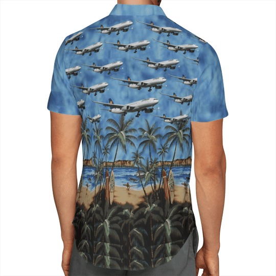 Lufthansa Airbus A330-300 Hawaiian Shirt