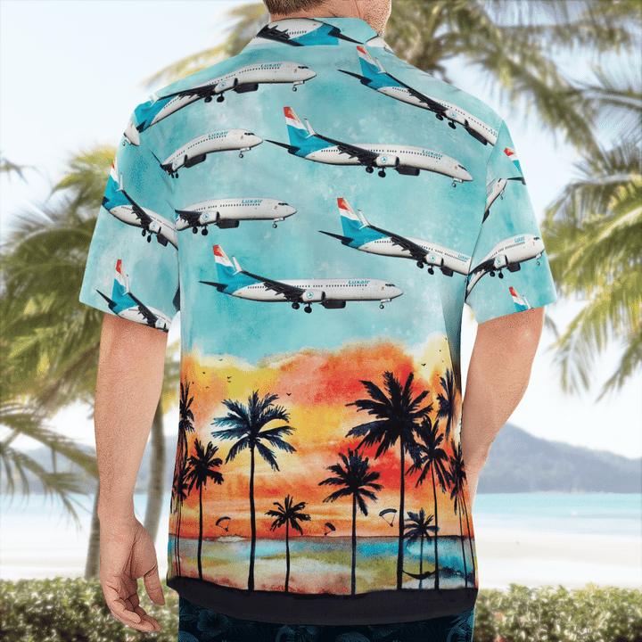 Luxair Boeing 737-8C9 Hawaiian Shirt