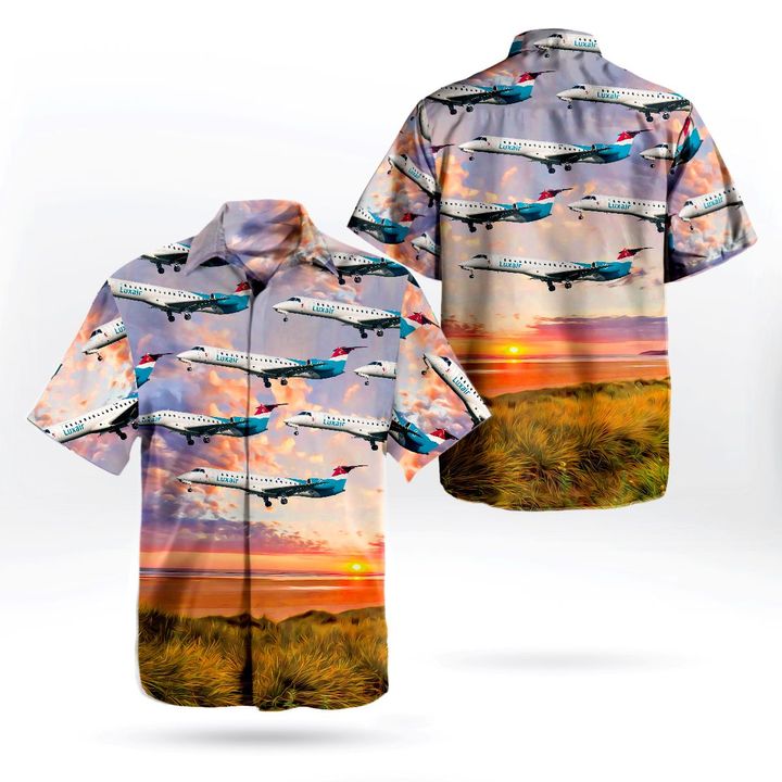 Luxair Embraer Hawaiian Shirt