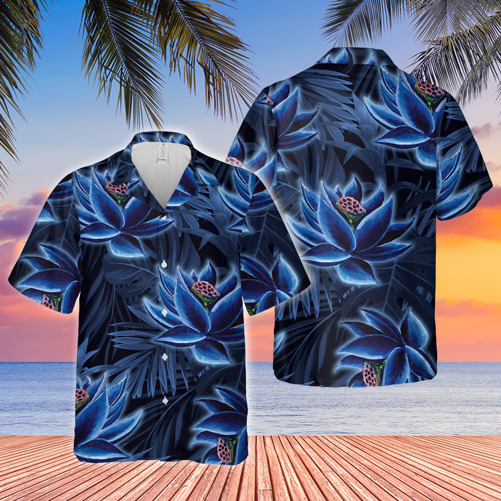 Magic The Gathering Black Lotus Hawaiian Shirt