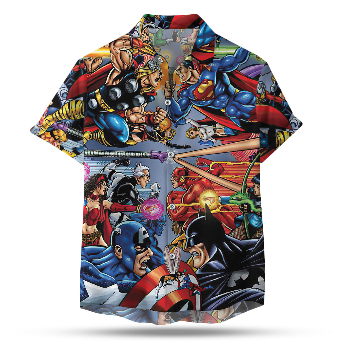 Marvel Vs Dc Hawaiian Shirt