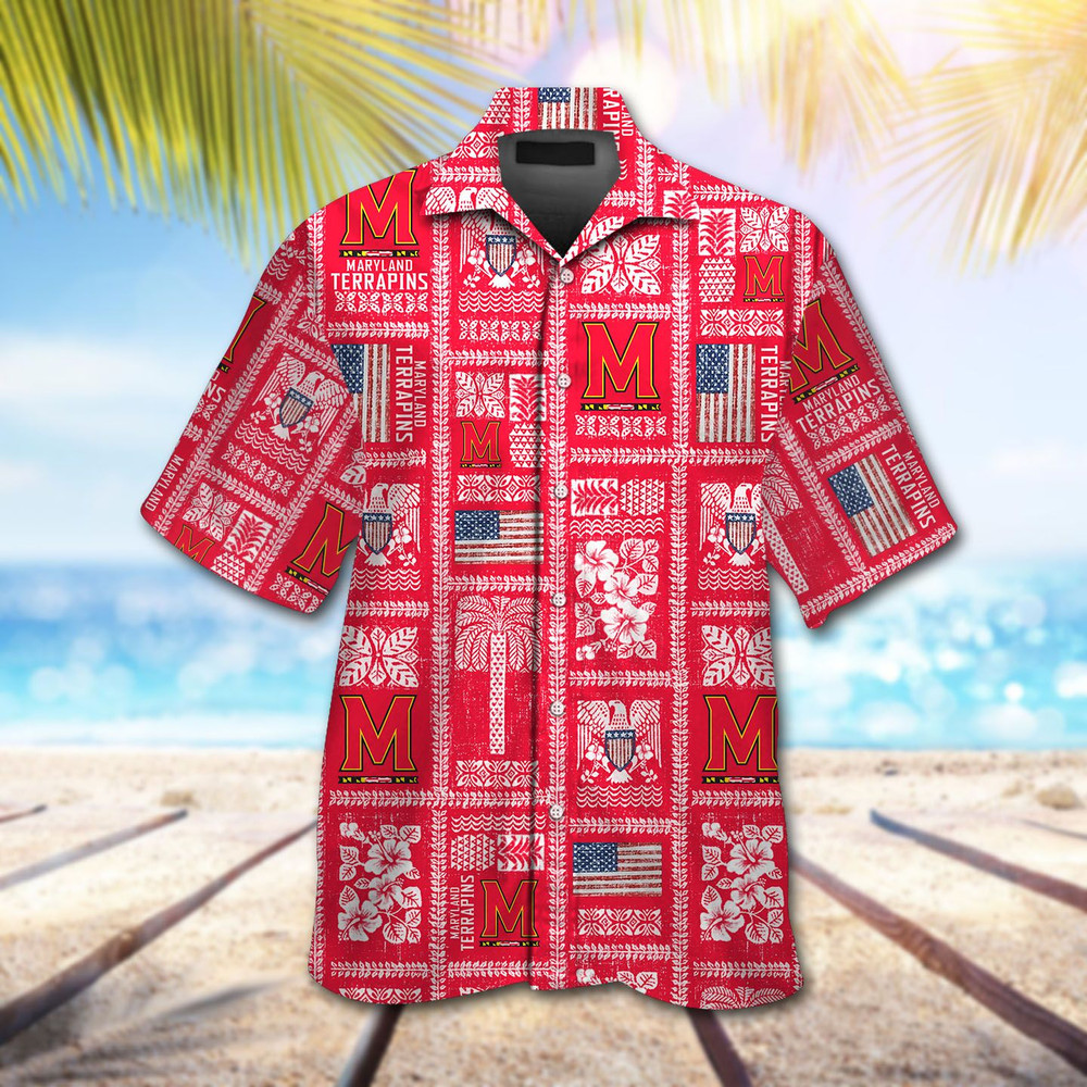 Maryland Terrapins Hawaiian Shirt Hot Trendy Summer 2024