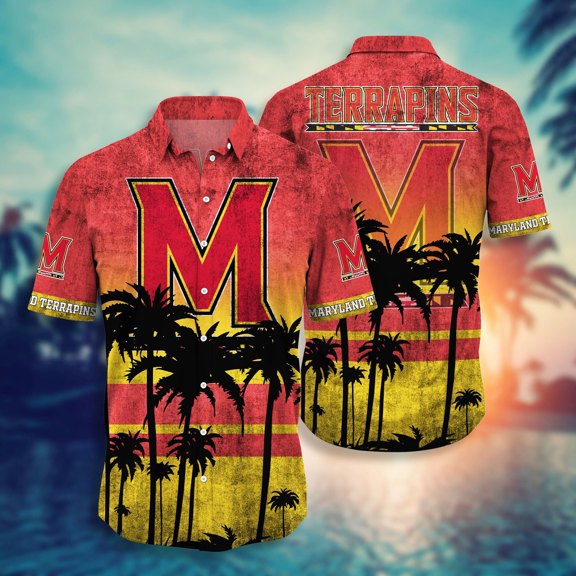 Maryland Terrapins Hawaiian Shirt