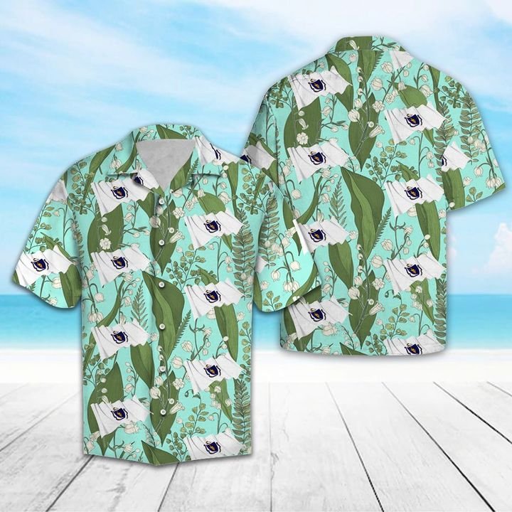 Massachusetts Mayflower Hawaiian Shirt Summer Button Up