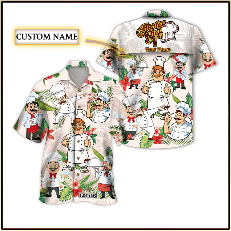 Master Chef Don?T Mess With The Chef Custom Name Hawaiian Shirt